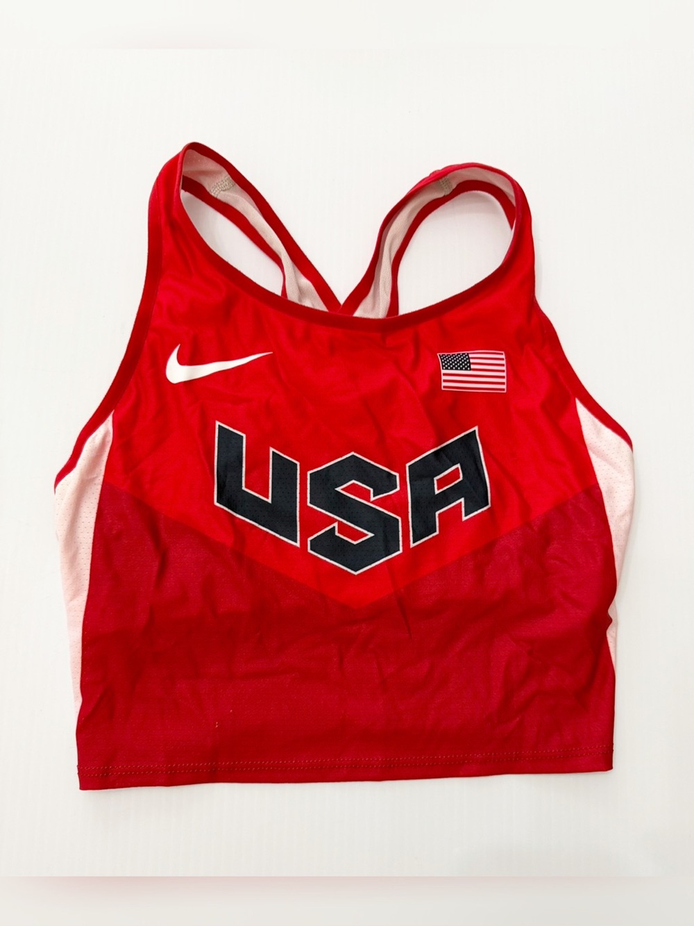 Nike Pro Elite USA Olympic  Women Track Crop Top Bra  Size: Small